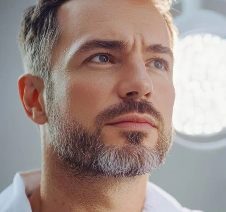 Hombre considerando iniciar un proceso de optimización hormonal